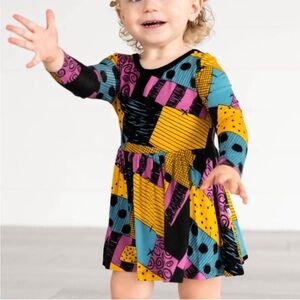 Little Sleepies - Nightmare Before Christmas Sally’s Patchwork Twirl Dress
